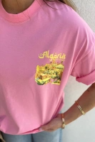 Sheila Select - Women's pink T-shirt 'Algeria Pink'