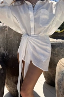 Sheila - Women's Beach Scarf made of exceptionally soft and light cotton 'Ibiza'