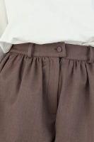 Sheila - Women's Brown Bubble Skirt 'Chestnut'